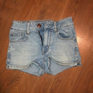 Denim shorts
